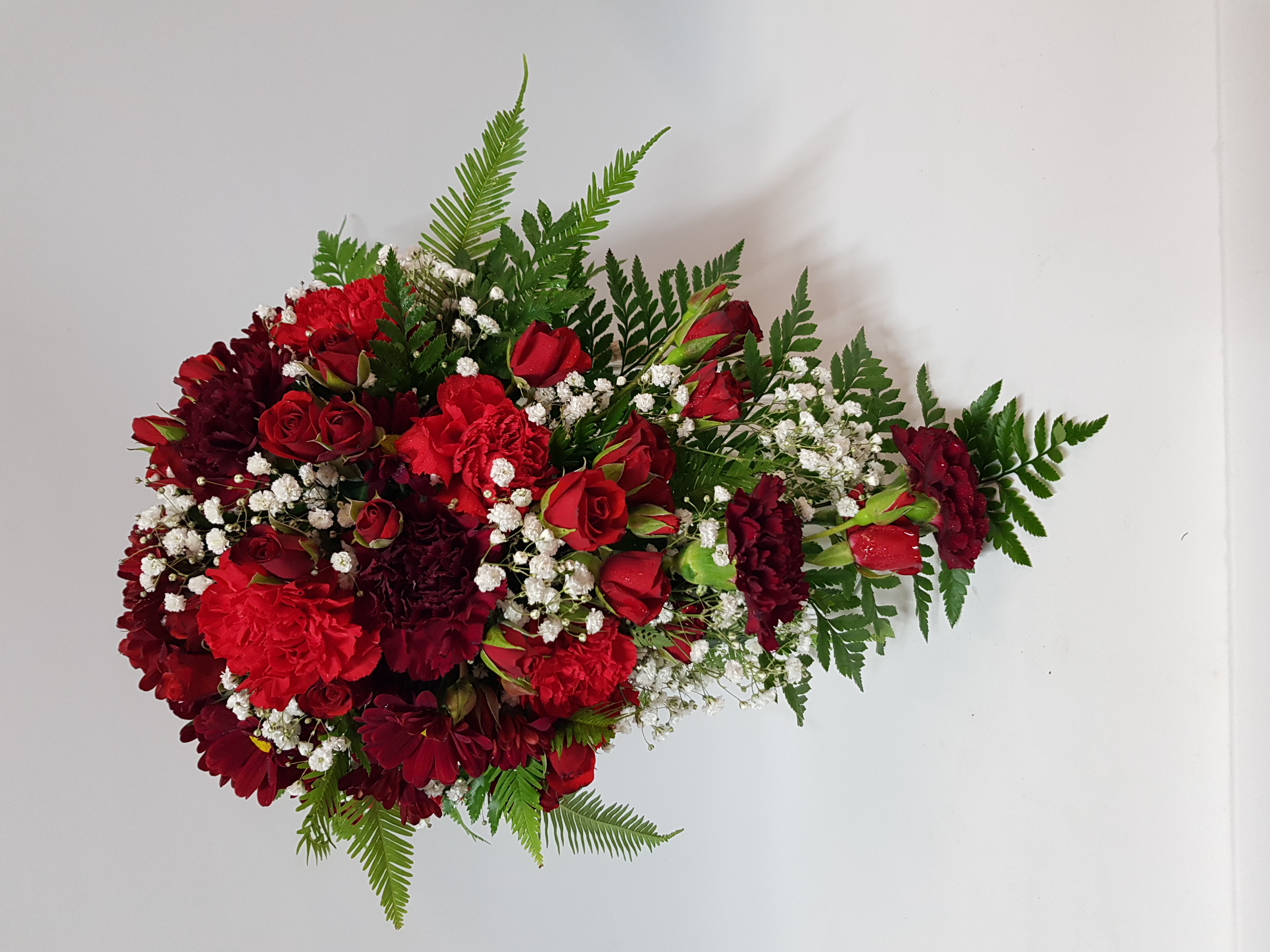 WDF 19 - Red tear drop bouquet 