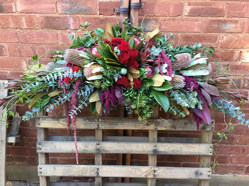 WDF 35 - Mixed Flower Rustic Arbour Flowers